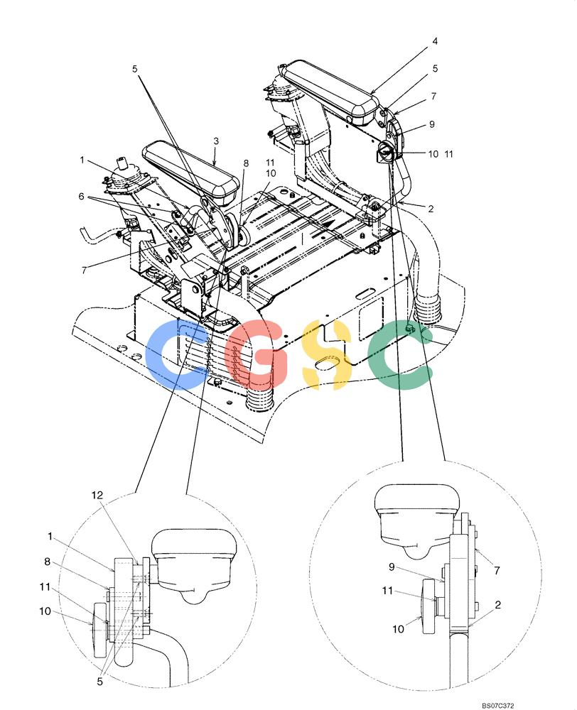 神钢零件查询(SK170-8) - ACERA MARK III EXCAVATOR - TIER 3 (NA) ASN YM04-U1601 - (5/07-12/12) (02-34[00]) - ARM REST (YN25M01183F1) Kobelco