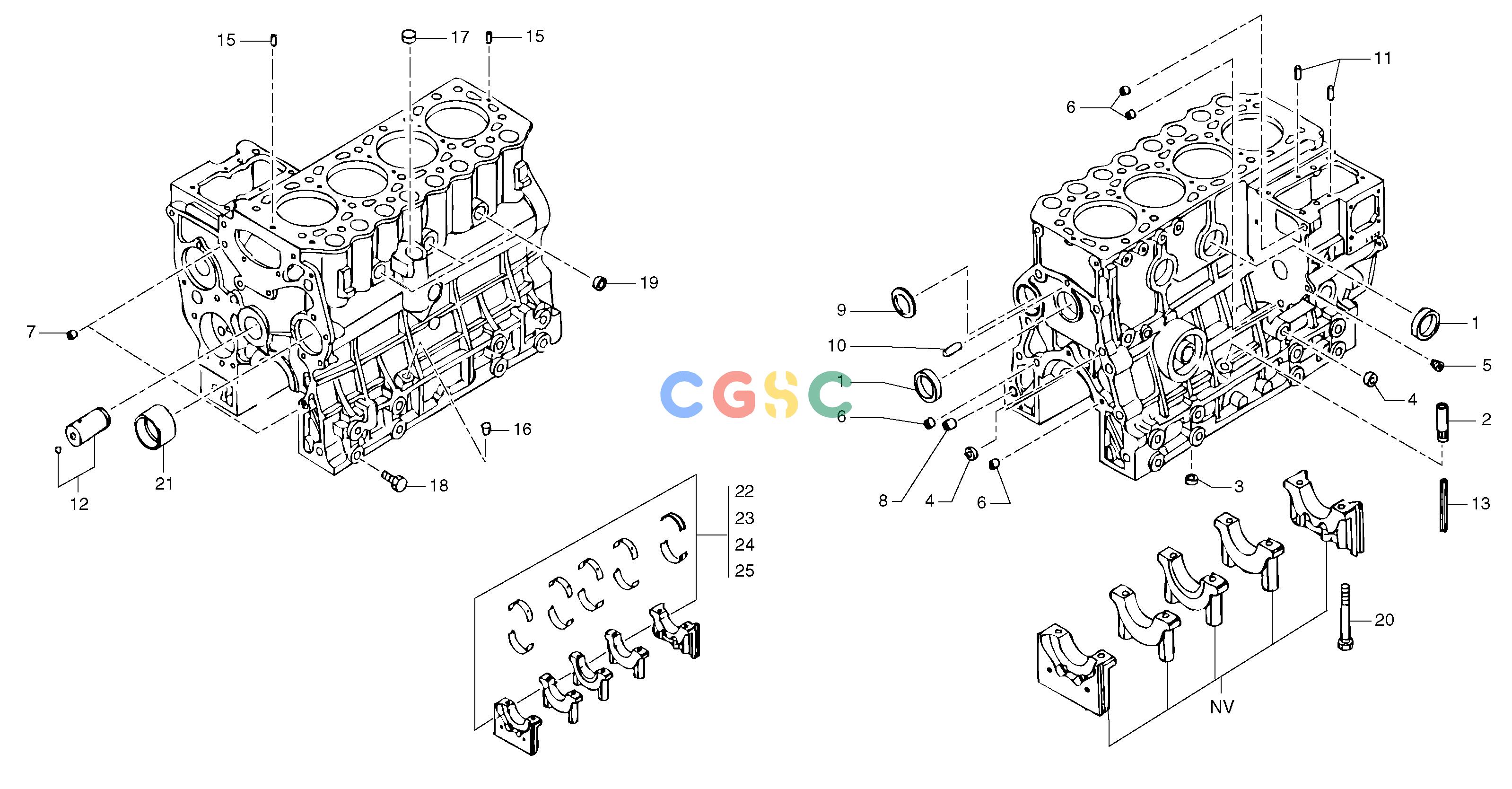 沃尔沃零件查询EC35 Cylinder blockTYPE 283283.10151 283.18462-NoneNoneNoneNoneAutodata Volvo online