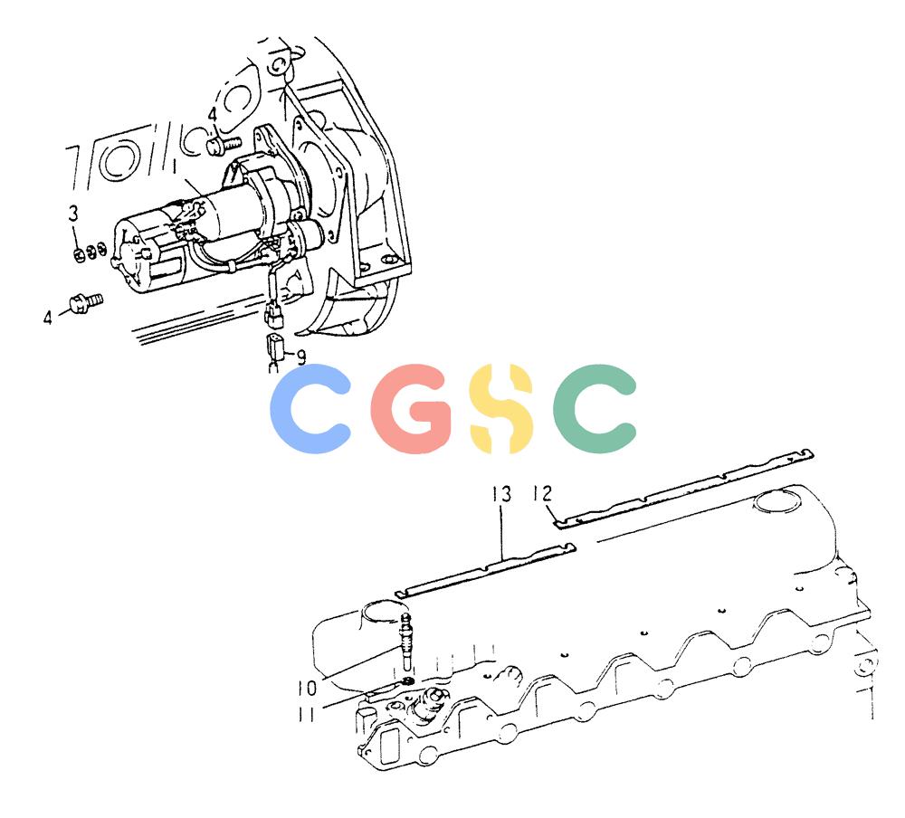 神钢零件查询(6DR5) - MITSUBISHI DIESEL ENGINE (1/06-12/06) (04-001) - STARTER GENERAL Kobelco