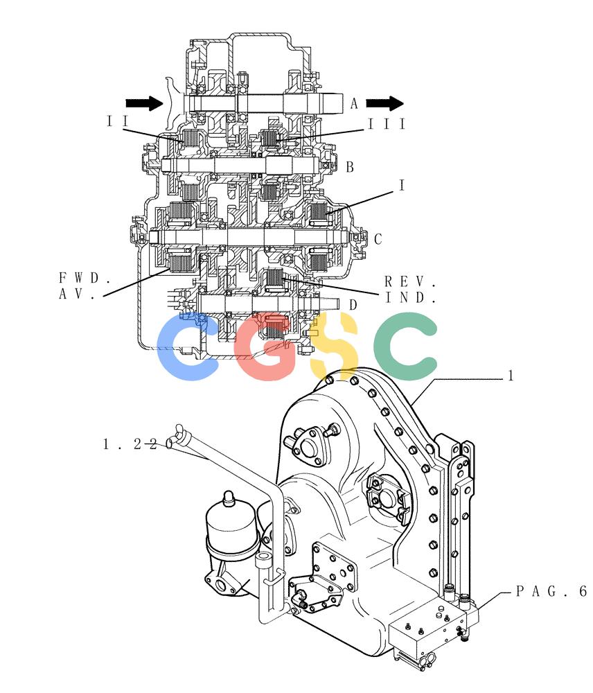 纽荷兰零件查询(D150) - CRAWLER DOZER (1/05-) (1.211[01]) - TRANSMISSION - ASSY New Holland Constructuion