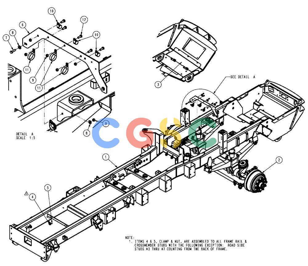 凯斯零件查询(FLX4010) - FLOATER (8/04-8/06) (04-013) - FRAME GROUP Case Agriculture