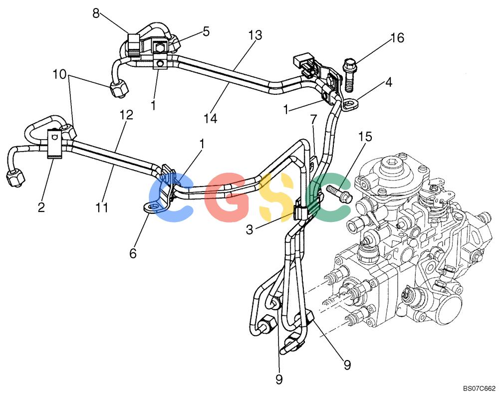 神钢零件查询(SK170-8) - ACERA MARK III EXCAVATOR - TIER 3 (NA) ASN YM04-U1601 - (5/07-12/12) (09-39[00]) - INJECTION EQUIPMENT - PIPING (101580460001) Kobelco