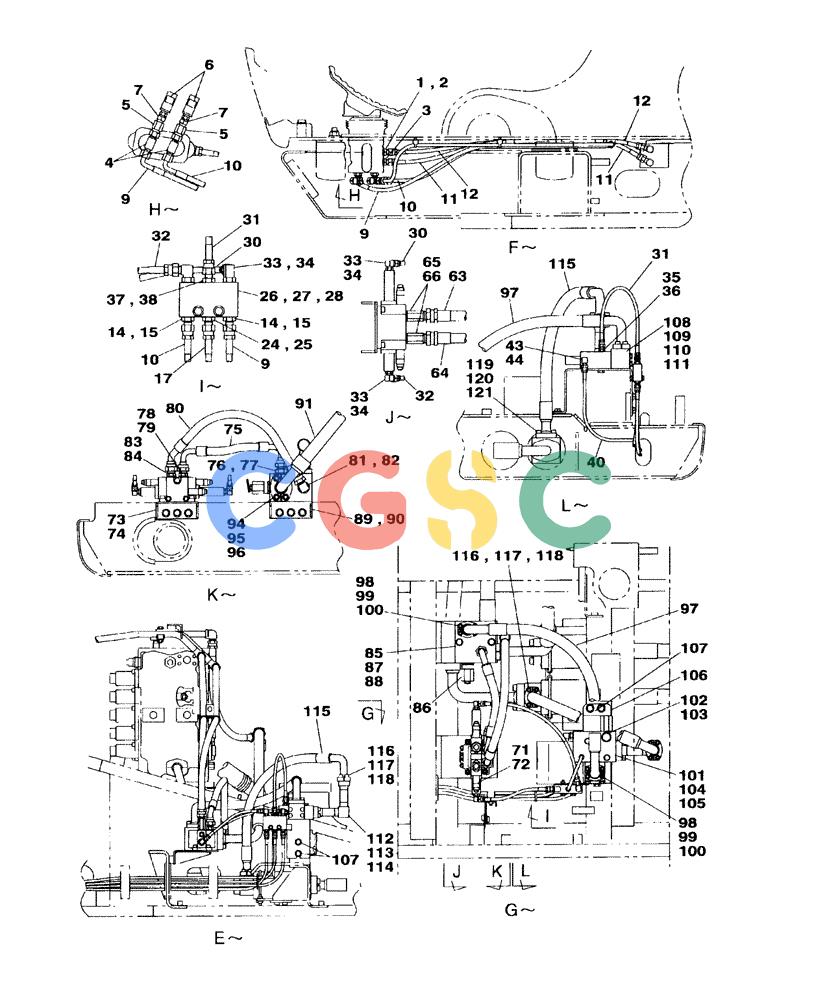 纽荷兰零件查询(E805) - CRAWLER EXCAVATOR (1/05-) (08-145-00[01]) - SECOND OPTION - LINE New Holland Constructuion