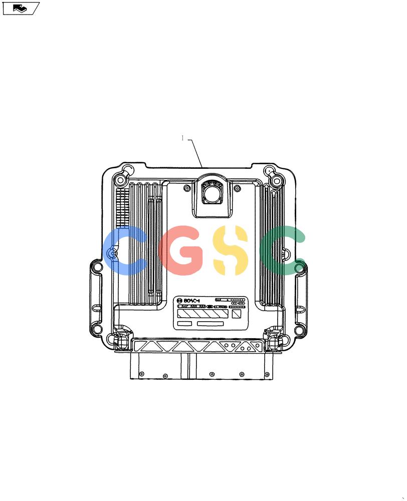 神钢零件查询(ED160 BLADE) - HYDRAULIC EXCAVATOR - ASN LH02-01501 (9/12-12/13) (55.015.AA) - ENGINE, CONTROLLER Kobelco