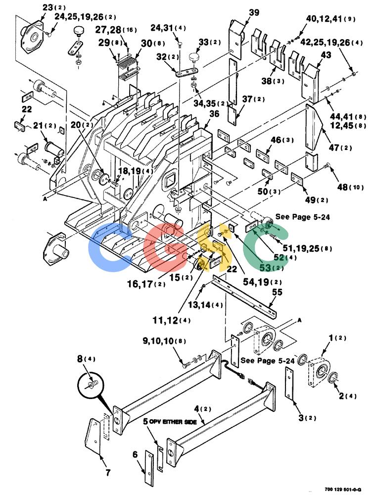 凯斯零件查询(8575) - CASE IH MID-SIZE RECTANGULAR BALER (NORTH AMERICA) (1/95-12/00) (05-022) - PLUNGER ASSEMBLY Case Agriculture