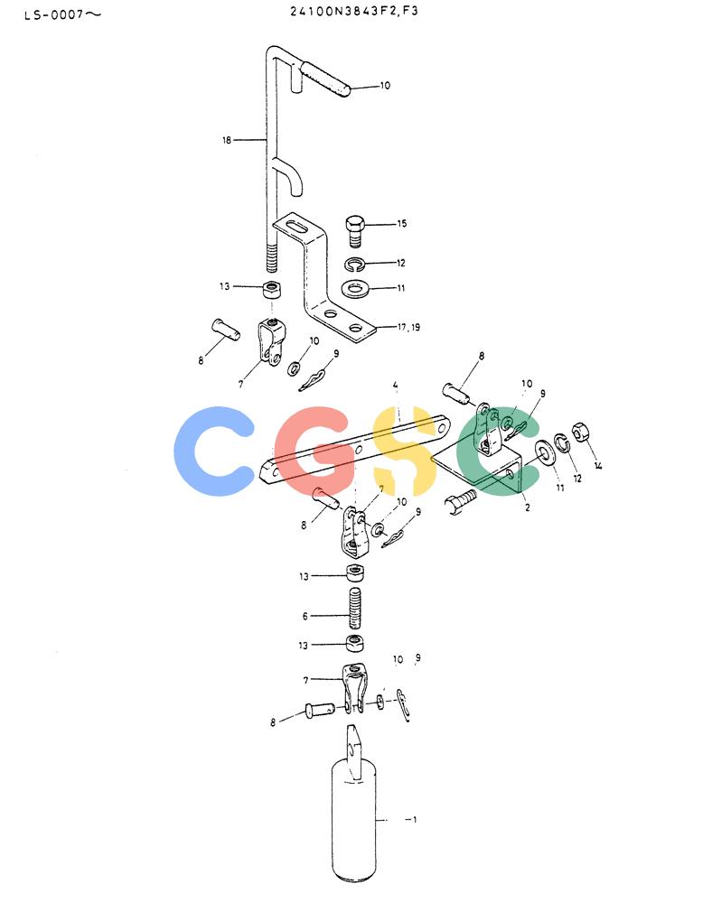 神钢零件查询(K916LC) - EXCAVATOR ASN YS0119 (1/87-12/03) (03-018) - LOCK ASSY, SWING Kobelco