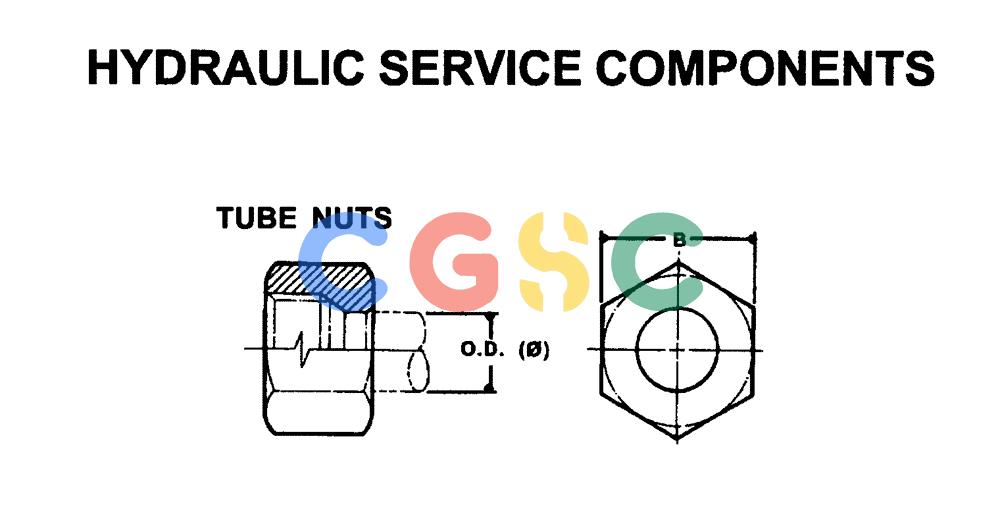 神钢零件查询(ED190LC-6E) - BLADE RUNNER EXCAVATOR/DOZER BTW YL03U0136 - YL03U0292 (1/05-12/06) (00-003) - HYDRAULIC SERVICE COMPONENTS--TUBE NUTS Kobelco