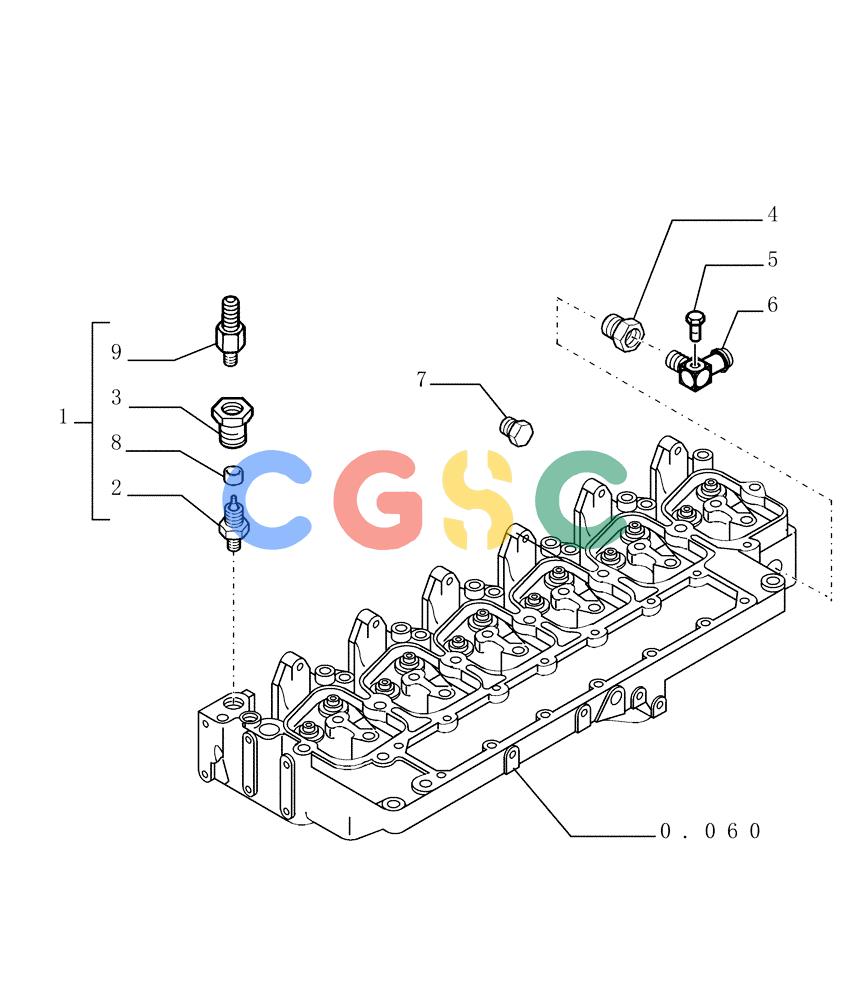 纽荷兰零件查询(DC150.B) - CRAWLER DOZER TIER 2 (3/03-) (0.326[02]) - THERMOSTAT - ENGINE COOLING SYSTEM New Holland Constructuion