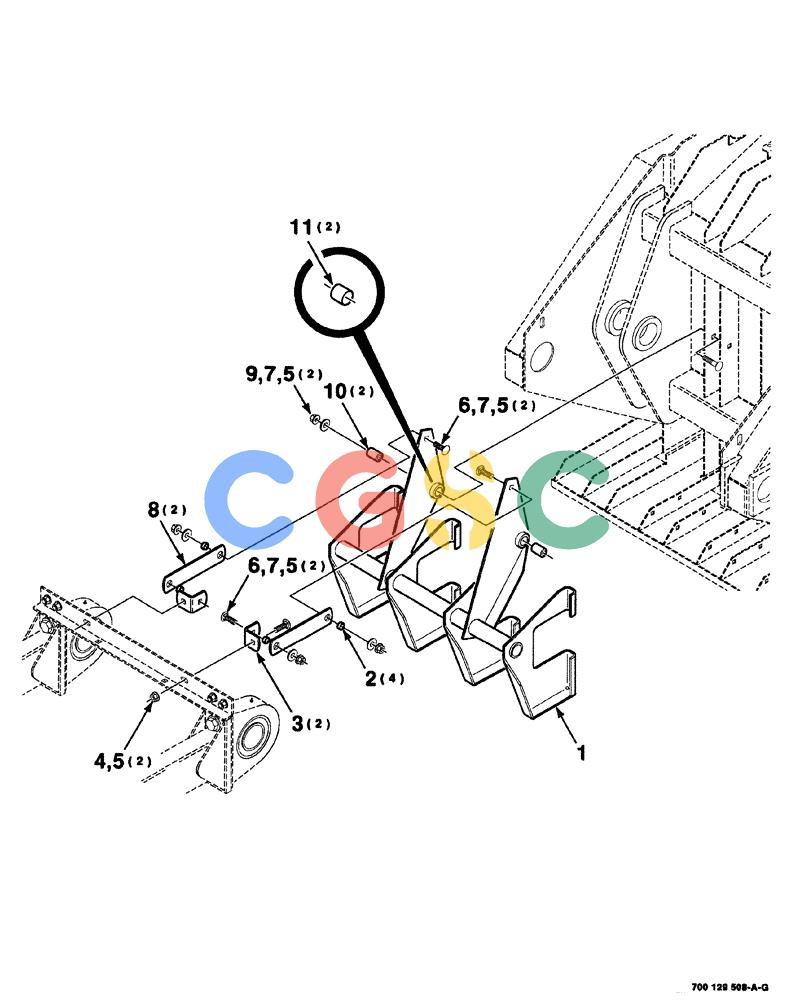 凯斯零件查询(8575) - CASE IH MID-SIZE RECTANGULAR BALER (NORTH AMERICA) (1/95-12/00) (05-026) - SLOT CLEANER ASSEMBLY, S.N. CFH0117524 AND LATER Case Agriculture