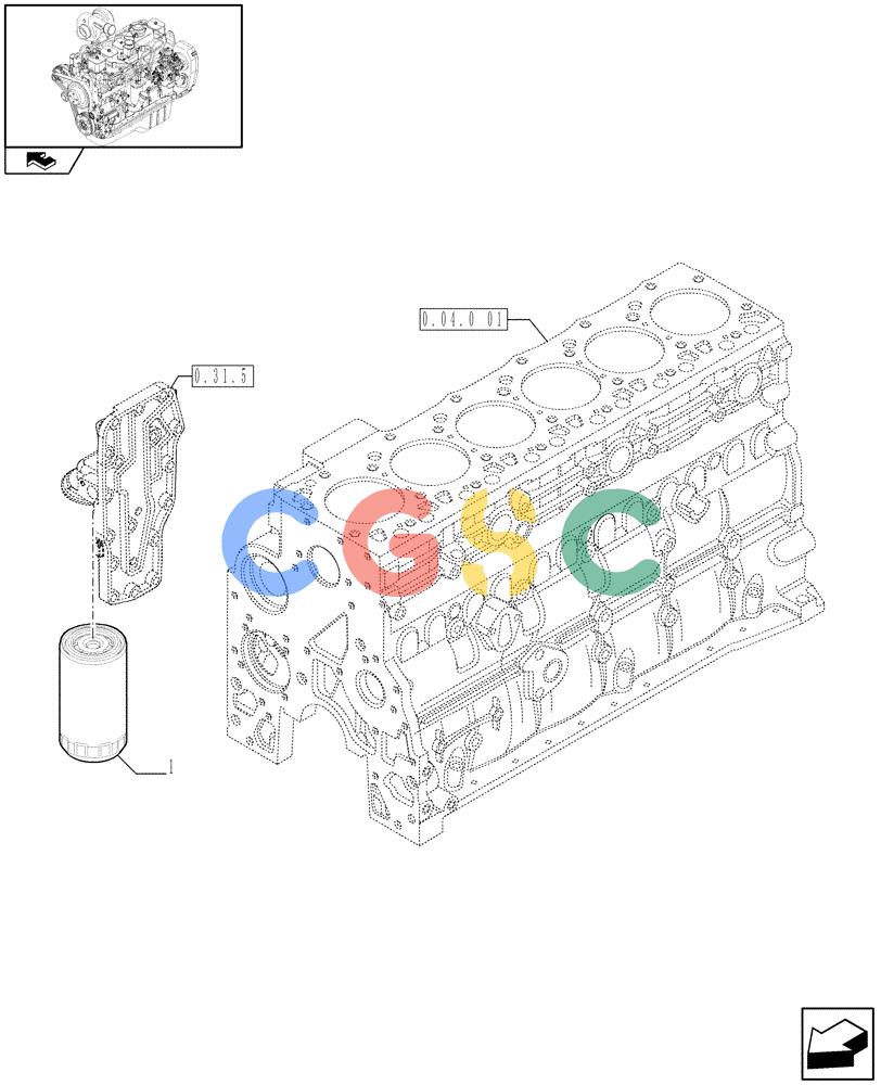 神钢零件查询(F4GE9684C J601) - ENGINE - 504360955 - 84152356 (1/13-) (0.30.2) - OIL FILTERS - ENGINE (2852525) Kobelco