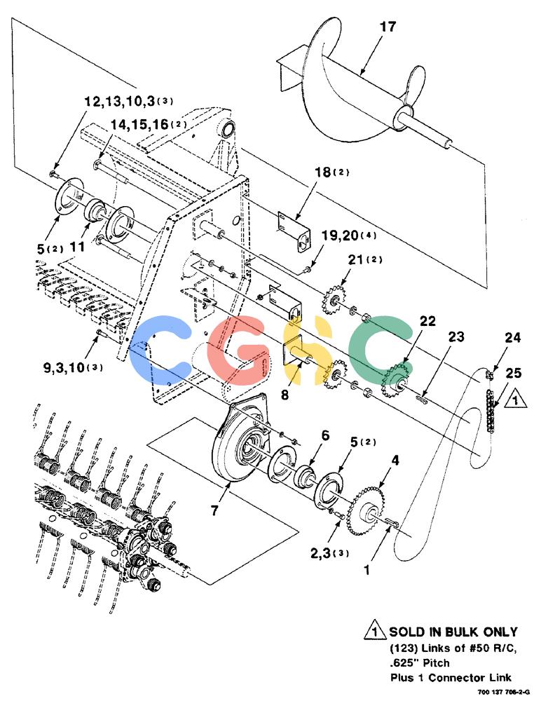 凯斯零件查询(8585) - CASE IH LARGE (3 X 4) RECTANGLER BALER (1/98-12/00) (3-08) - PICKUP ASSEMBLY, LEFT Case Agriculture