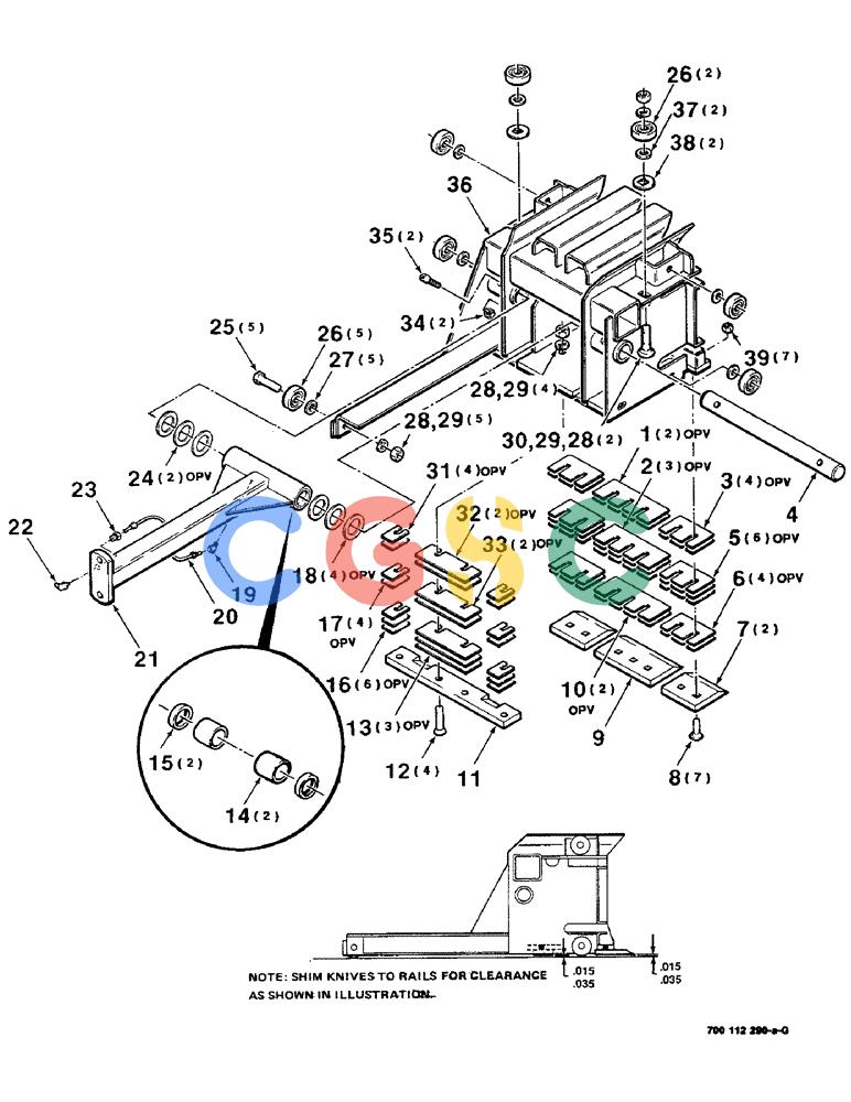 凯斯零件查询(8530) - CASE IH RECTANGULAR BALER (1/88-12/99) (5-08) - PLUNGER ASSEMBLY Case Agriculture