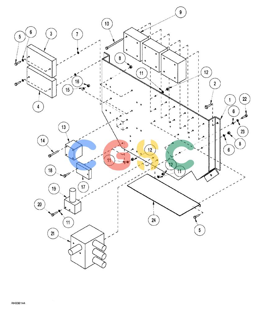 凯斯零件查询(AFS) - CONCORD AIR SYSTEMS (1/00-12/00) (02-04) - CONTROL ASSEMBLY, AFS CONCORD Case Agriculture