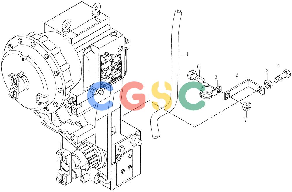 纽荷兰零件查询(AD250) - ARTICULATED DUMP TRUCK (7/01-) (1.211/1[27]) - GEARBOX TRANSFORMATION New Holland Constructuion