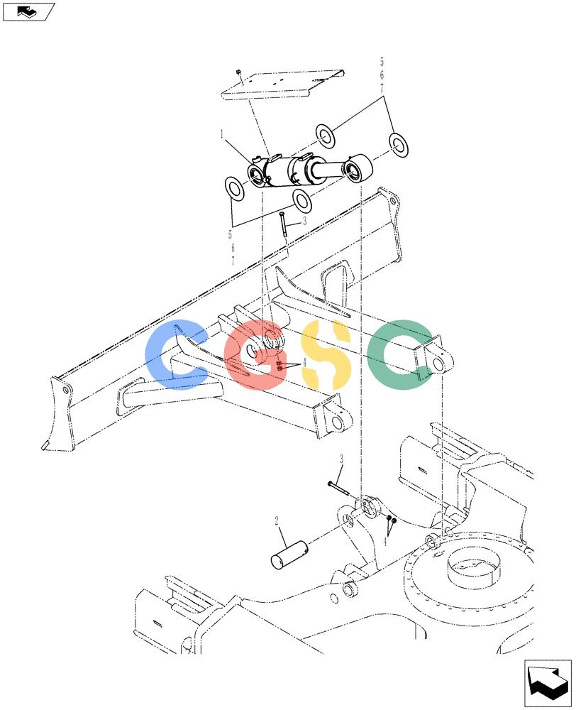 纽荷兰零件查询(E80BMSR) - COMPACT CRAWLER EXCAVATOR ASN LF06-04501 (NBTA18037) (02-010[01]) - CYLINDER INSTALLATION New Holland Constructuion