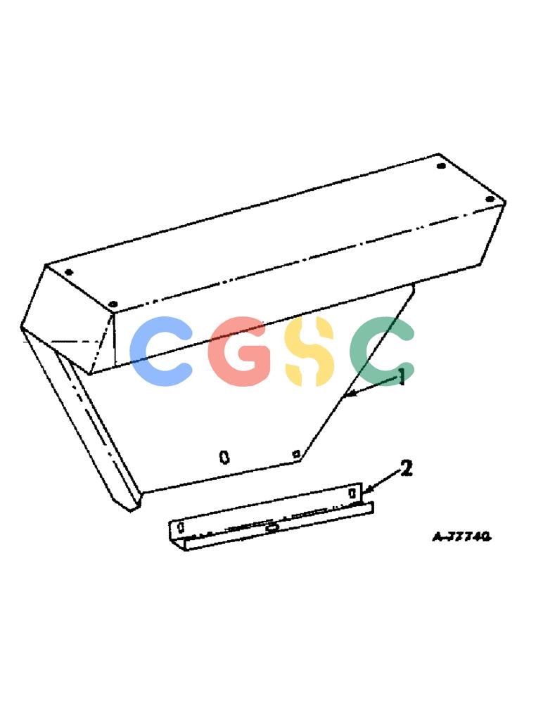 凯斯零件查询(27) - INTERNATIONAL HARVESTER RECTANGULAR BALER (1/65-12/68) (C-10) - FEEDER SHIELDS Case Agriculture