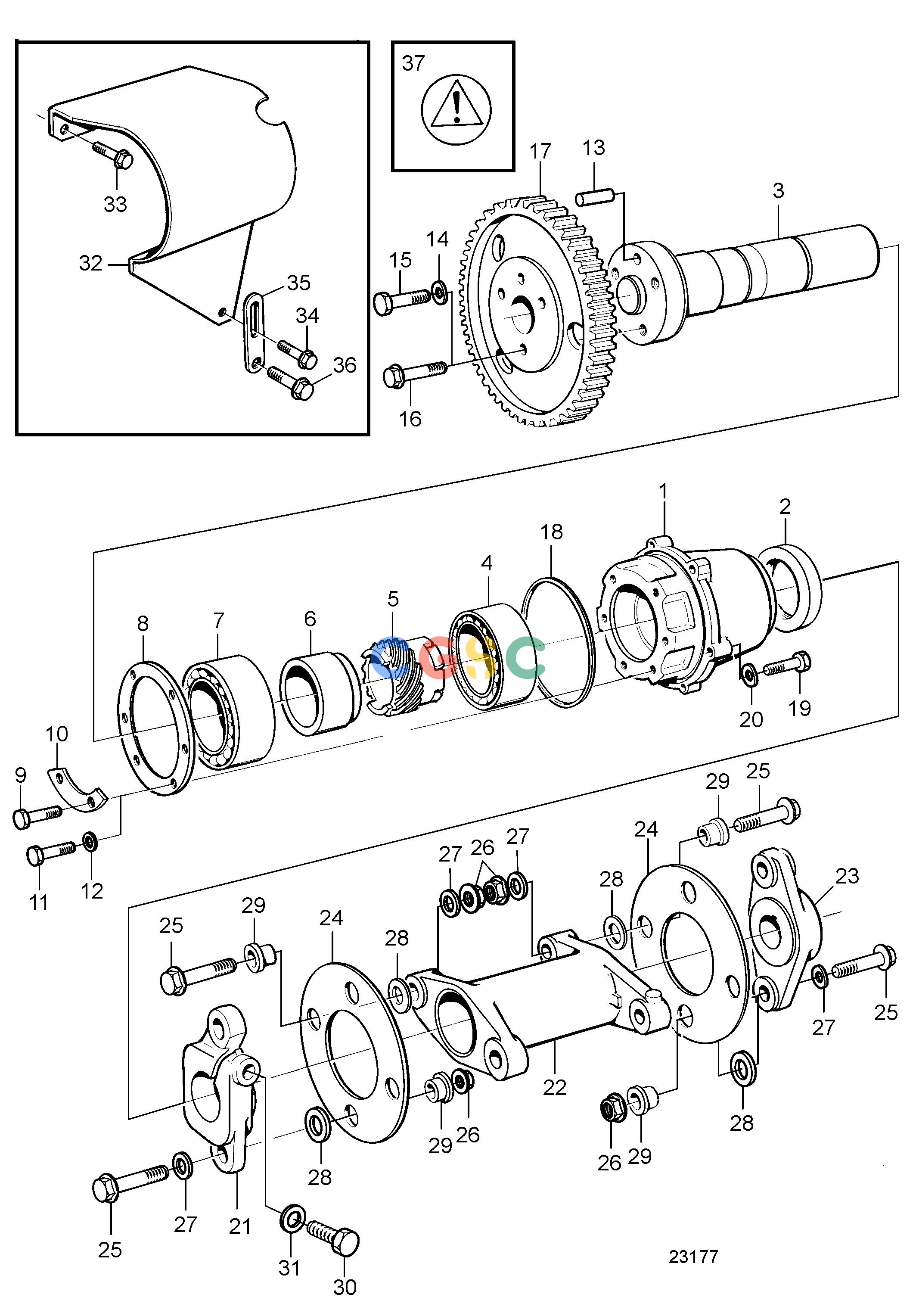 沃尔沃零件查询TMD102A; TAMD102A; TAMD102DFuel SystemCoupling for Fuel Injection Pump with CoverEPC Volvo Penta Parts catalog