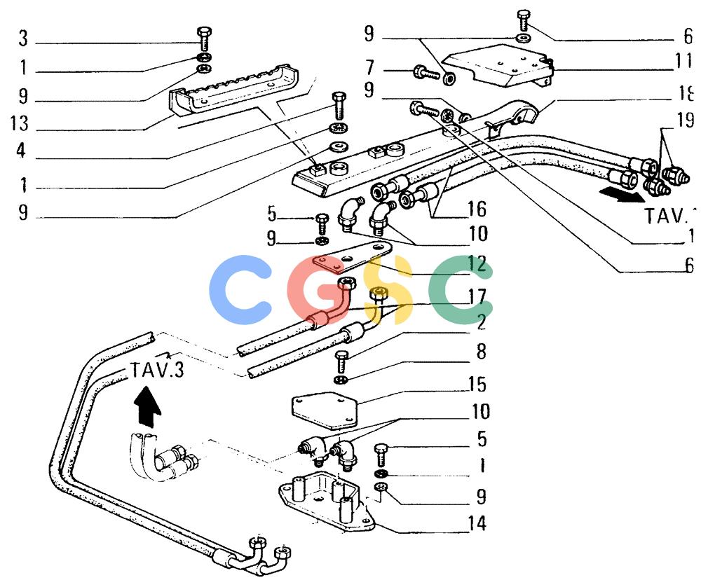 纽荷兰零件查询(FD14E) - CRAWLER DOZER (93.4811[002]) - HYDRAULIC TILT (HA)-PIPING New Holland Constructuion
