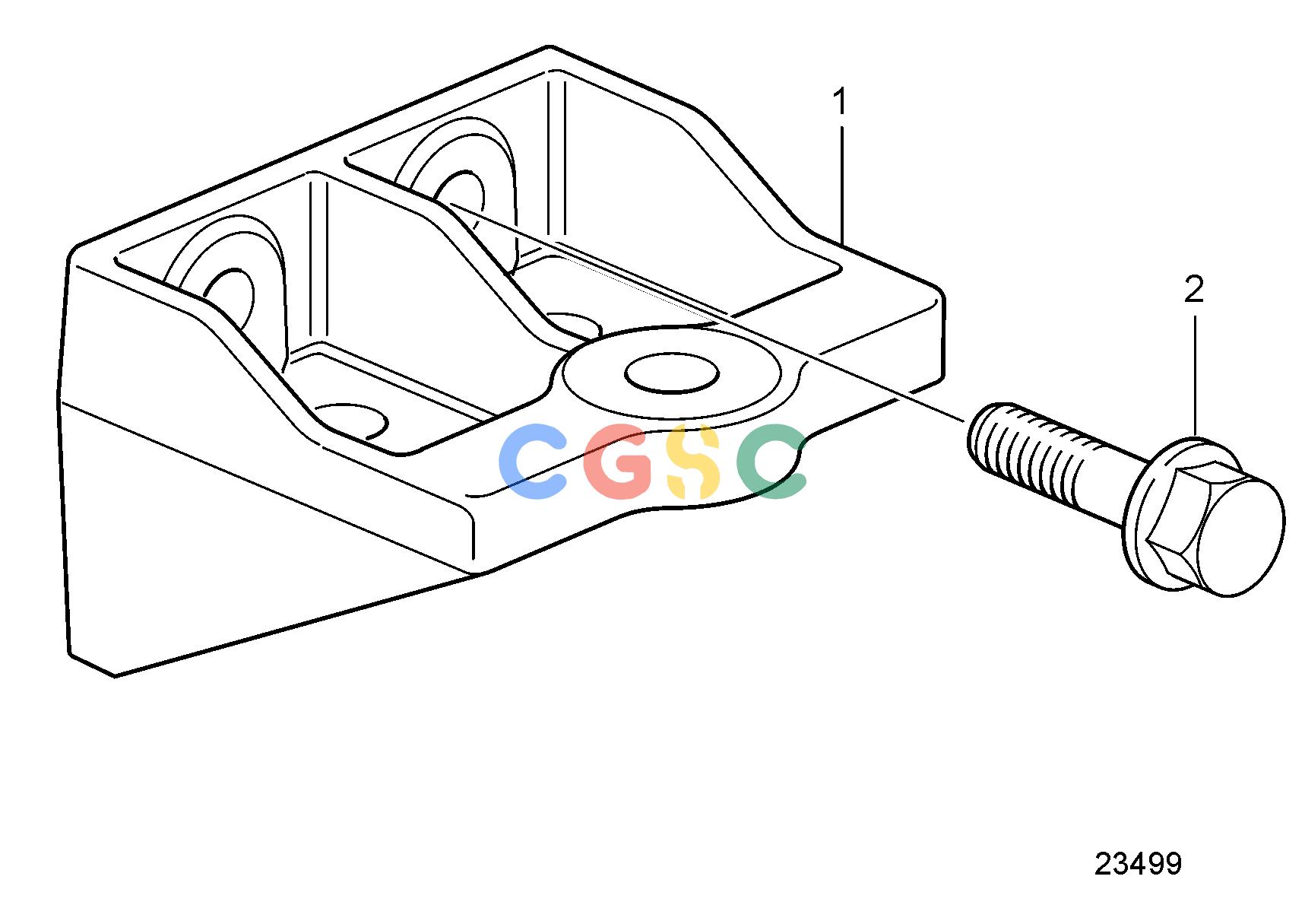 沃尔沃零件查询D16C-A MGEngineEngine Brackets, RearEPC Volvo Penta Parts catalog
