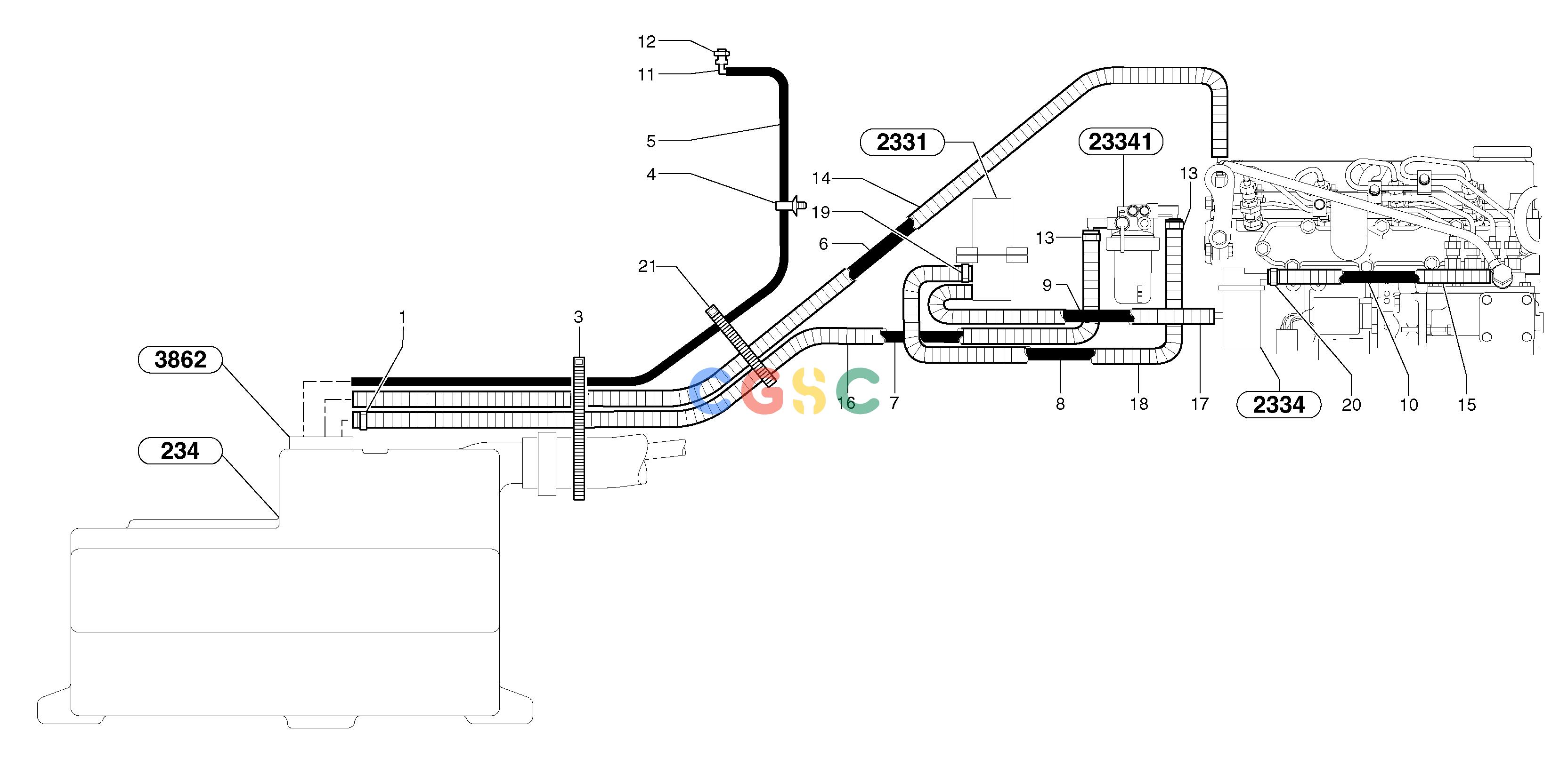 沃尔沃零件查询EC35 Fuel circuitTYPE 283283.10151 283.13224-NoneNoneNoneNoneAutodata Volvo online