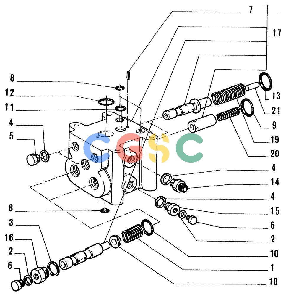 纽荷兰零件查询(FL14E) - CRAWLER LOADER (D2.29[001]) - CONTROL VALVE New Holland Constructuion