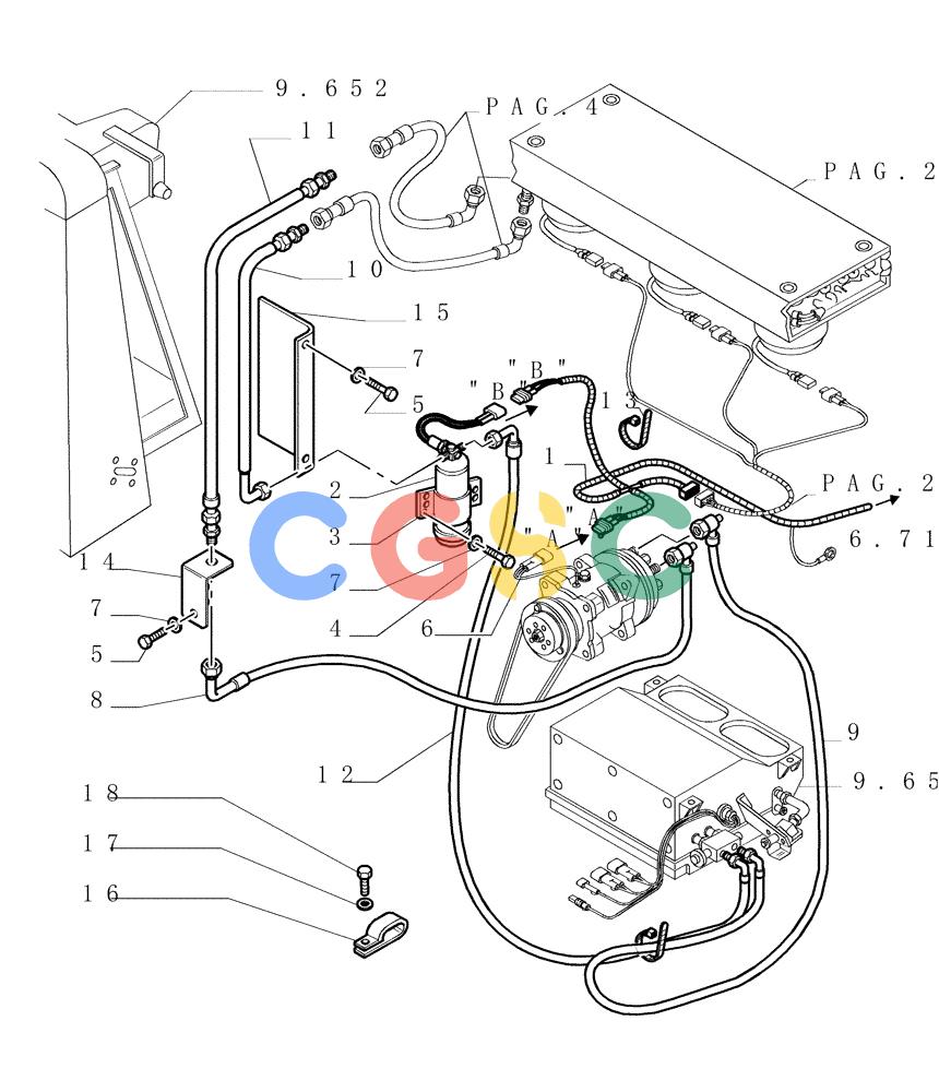 纽荷兰零件查询(DC180PS) - CRAWLER DOZER (11/00-) (9.653[05]) - ROPS CAB WITH CONDITIONER - VERSION (02-03) - OPTIONAL CODE 76069730 New Holland Constructuion
