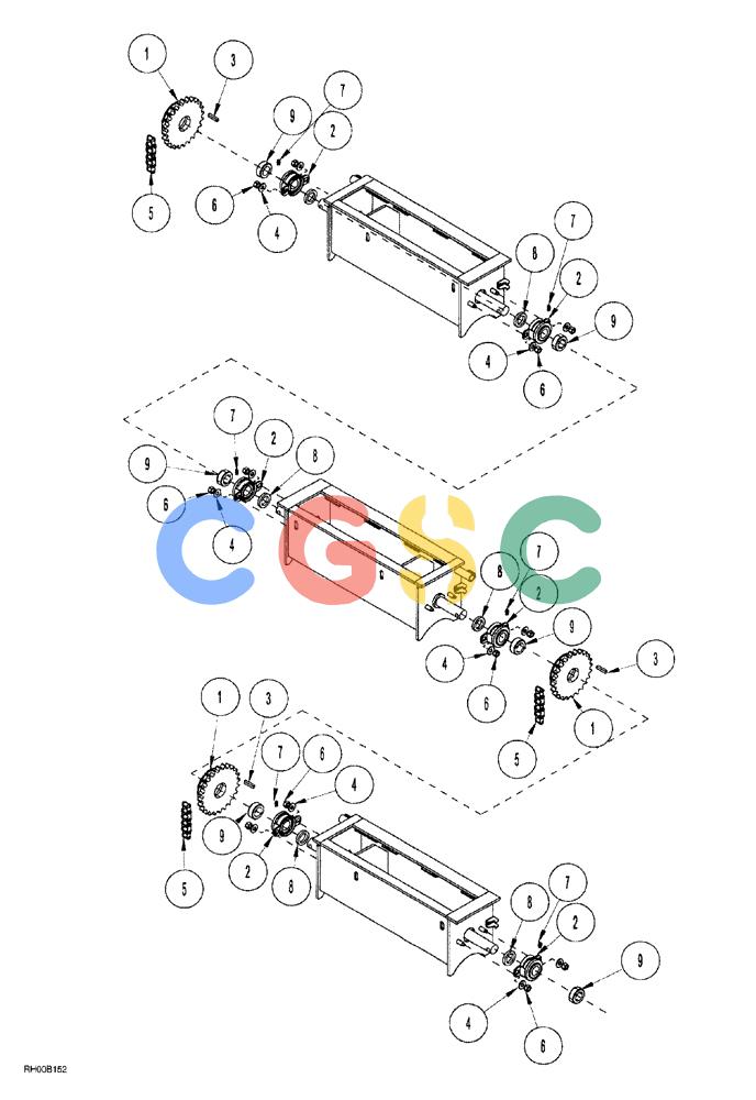 凯斯零件查询(AFS) - CONCORD AIR SYSTEMS (1/00-12/00) (02-26) - METER, DRIVE TRAIN Case Agriculture