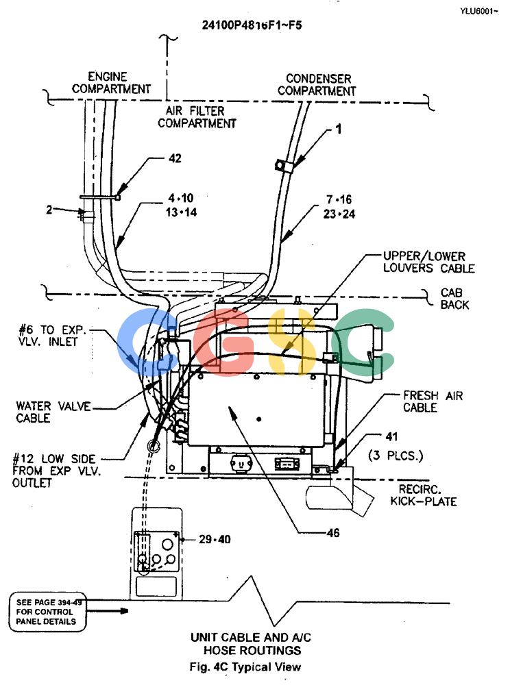 神钢零件查询(ED180) - BLADE RUNNER EXCAVATOR/DOZER ASN YLU0001 (1/99-12/01) (05-017[06]) - AIR CONDITIONER KIT INSTALLATION Kobelco