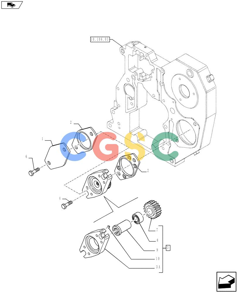 神钢零件查询(F4GE9684C J602) - ENGINE 5801385852 - 84369829 (1/13-) (10.114.02) - POWER TAKE OFF Kobelco