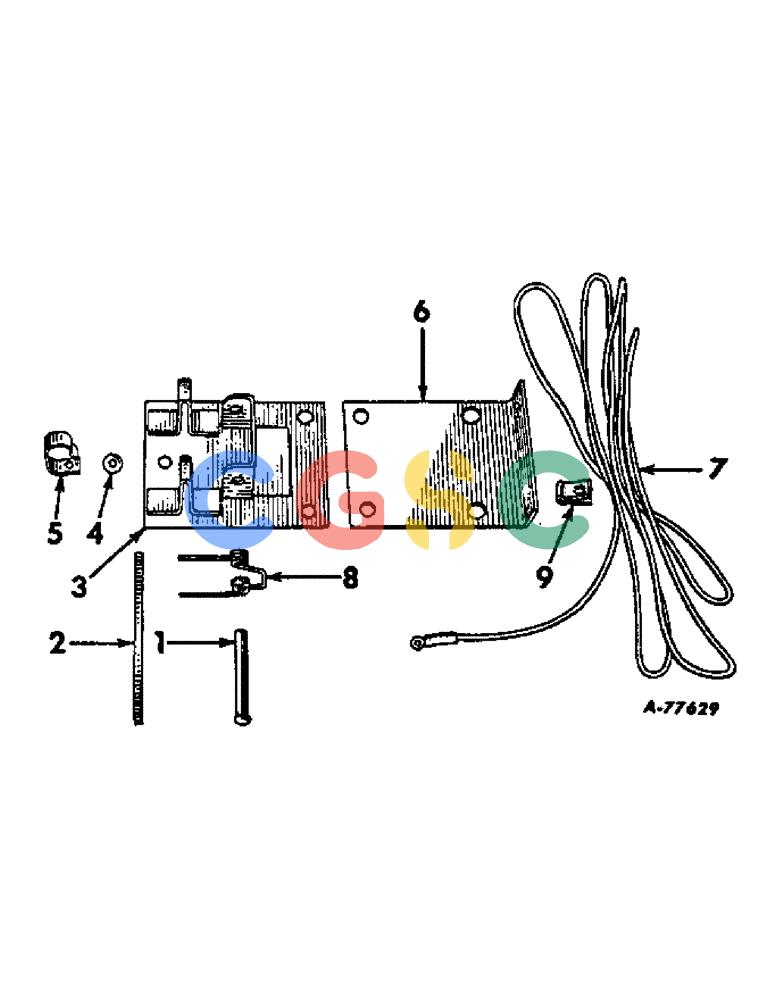 凯斯零件查询(57) - INTERNATIONAL HARVESTER RECTANGULAR BALER (1/57-12/72) (A-57) - ENGINE SHUT-OFF ATTACHMENT, FIBER BAR TYPE, FOR WIRE BALER, WHEN ORDERED Case Agriculture