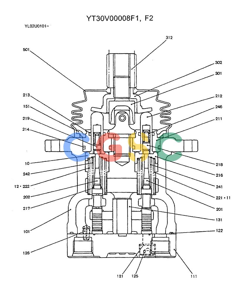神钢零件查询(ED190LC) - BLADE RUNNER EXCAVATOR/DOZER BTW YL02U0101 - YL03U0135 (1/02-12/06) (06-034) - VALVE ASSY, PILOT Kobelco