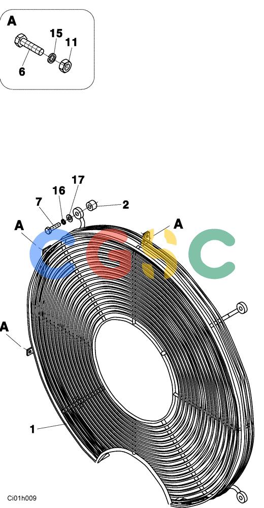 纽荷兰零件查询(CV2500) - VIBRATORY ROLLER (02-004-00[01]) - FAN GUARD - ENGINE New Holland Constructuion