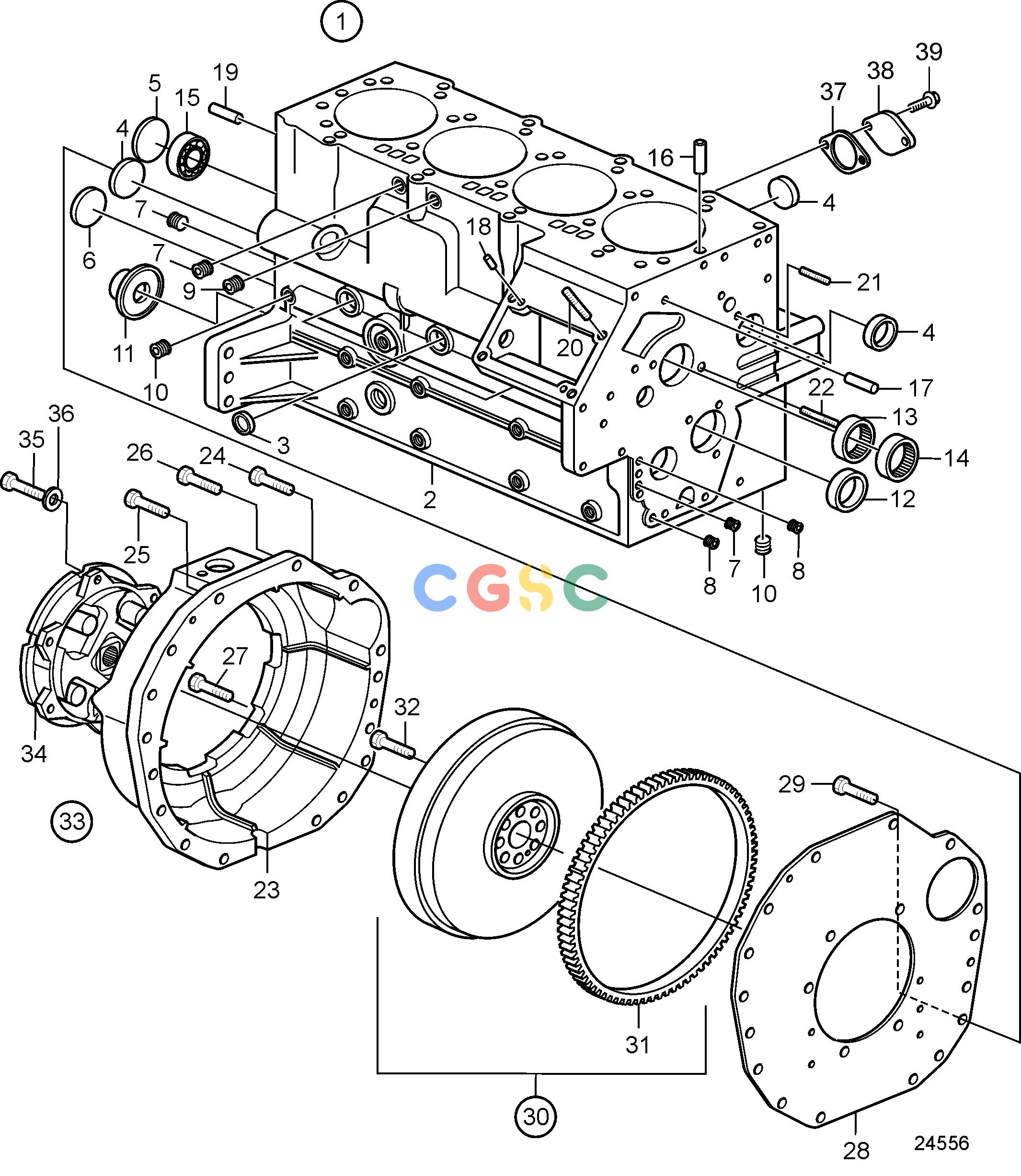 纽荷兰零件查询(D85) - CRAWLER DOZER - NA (1/06-) (04-14) - HARNESS, CANOPY - HARNESS, MICROCONTROLLER New Holland Constructuion