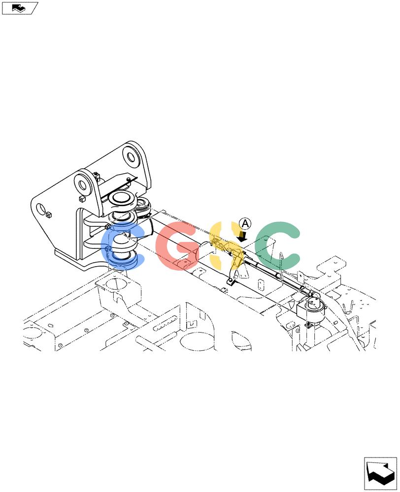 纽荷兰零件查询(E80BMSR) - COMPACT CRAWLER EXCAVATOR ASN LF06-04501 (NBTA18037) (01-009[01]) - HYDRAULIC LINES, CYLINDER New Holland Constructuion