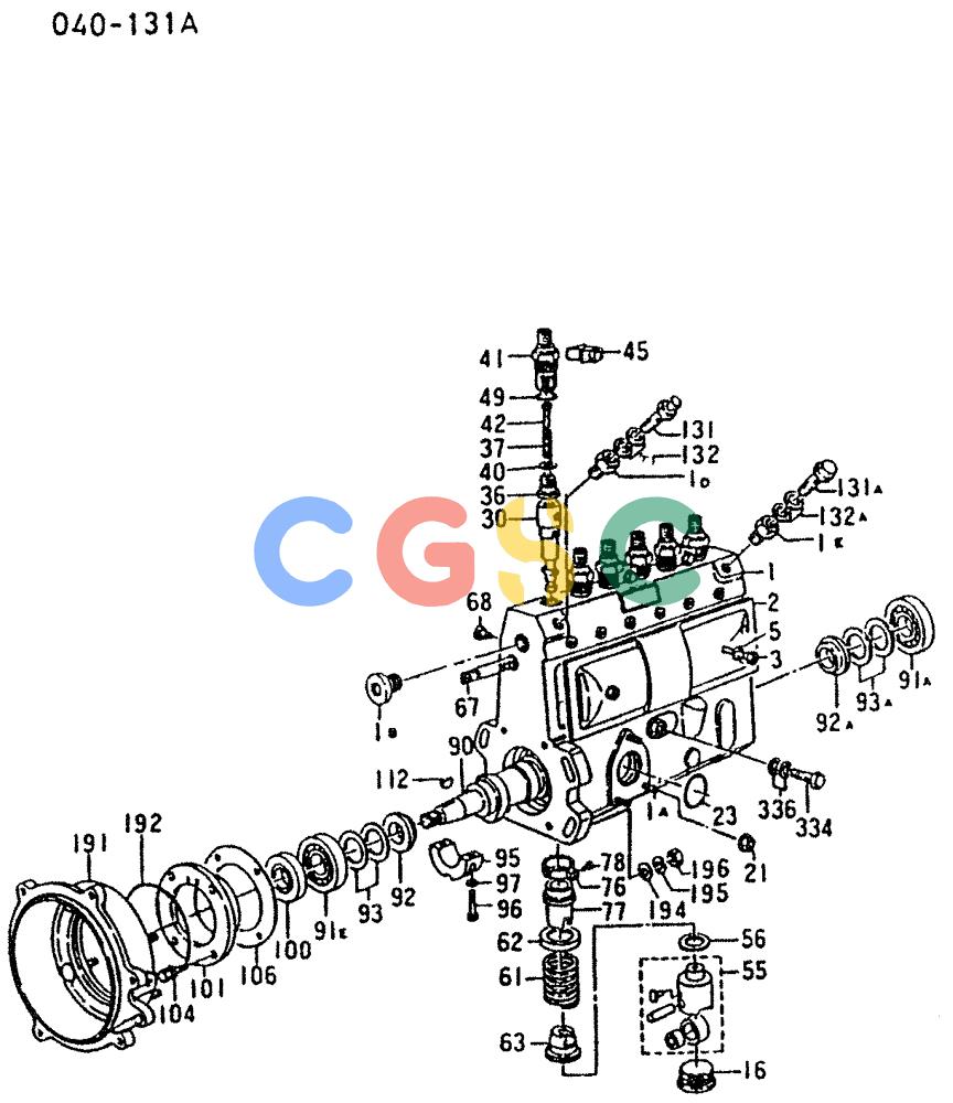 神钢零件查询(K907LC) - MARK II EXCAVATOR BTW YQ0101 - YQ0564 (1/87-12/03) (14-002) - INJECTION PUMP (INNER PARTS) Kobelco