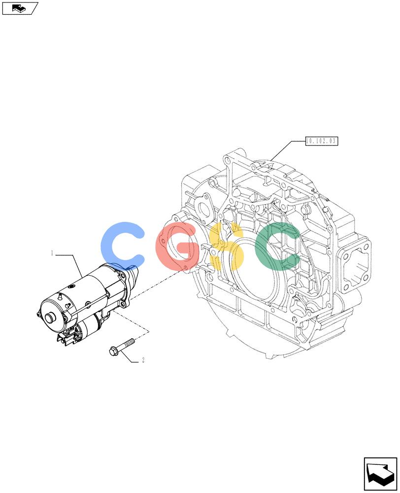 神钢零件查询(F4HFE613S A003) - ENGINE 504386128 - YN02P00090P1 (7/13-) (55.201.01) - STARTER MOTOR (504037284 - 504028114) Kobelco