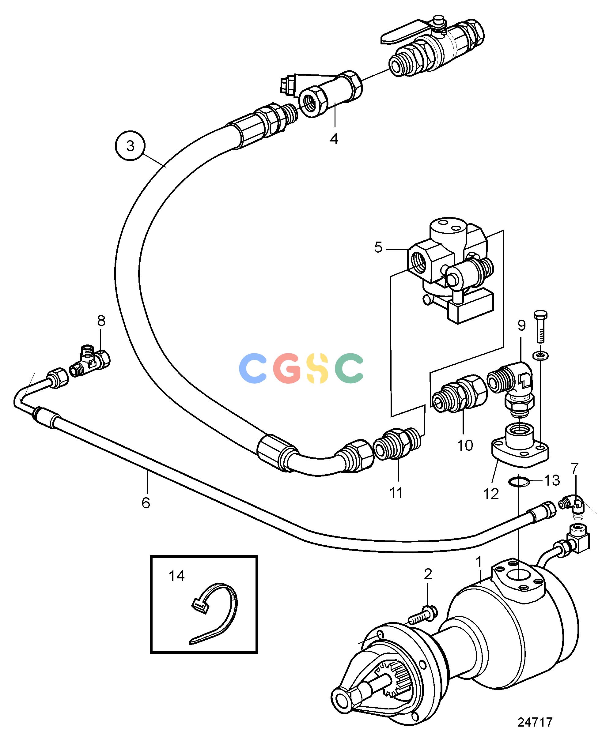 沃尔沃零件查询D5A-T; D5A-TA; D5A-B TA; D7A-T; D7A-TA; D7A-B TAElectrical SystemStarter Motor, AirEPC Volvo Penta Parts catalog
