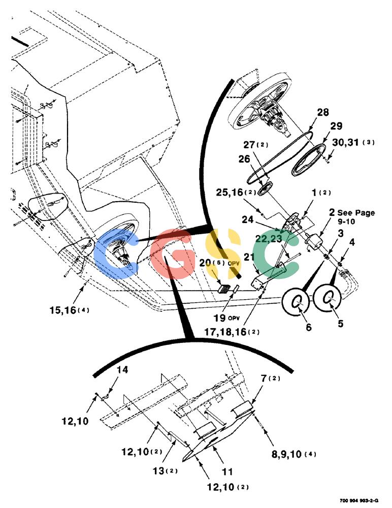 凯斯零件查询(8575) - KNOTTER BLOWER KIT (1/98-12/00) (9-04) - KNOTTER BLOWER KIT, (CON'T) Case Agriculture