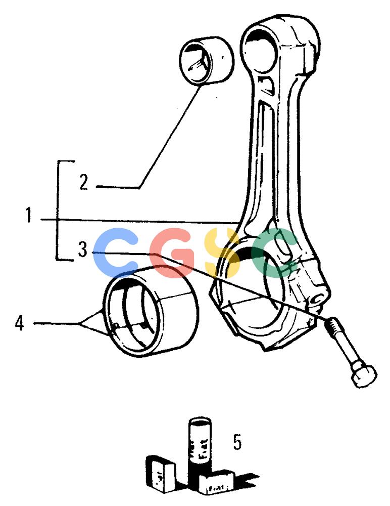 纽荷兰零件查询(FD14E) - CRAWLER DOZER (0.0081[001]) - CONNECTING ROD New Holland Constructuion