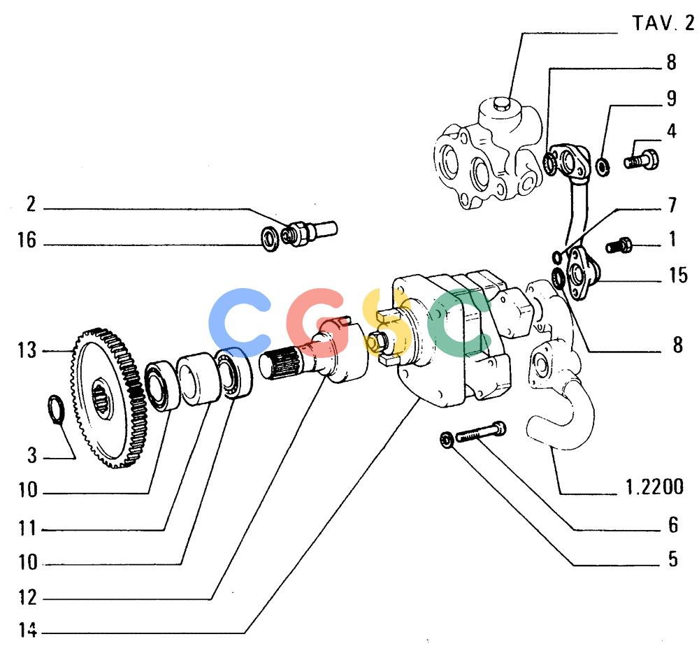 纽荷兰零件查询(FD14E) - CRAWLER DOZER (1.2000[004]) - UNIT TORQUE CONVERTER New Holland Constructuion