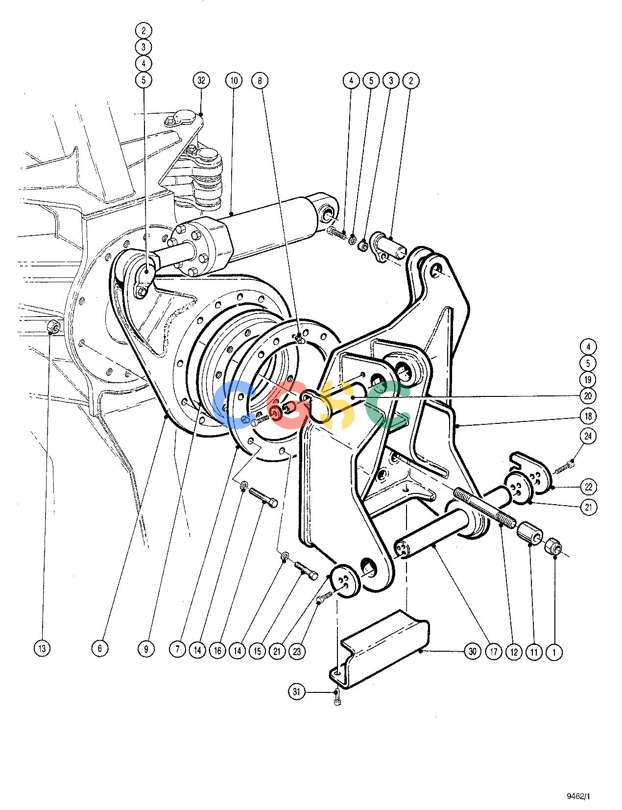 约翰迪尔零件查询TJ608 - ATTACHMENTS WRIST ASSEMBLY 20`` HEAD ( 62001 - 63036) 4542-025/10 [4542-025/10]EPC John Deere online