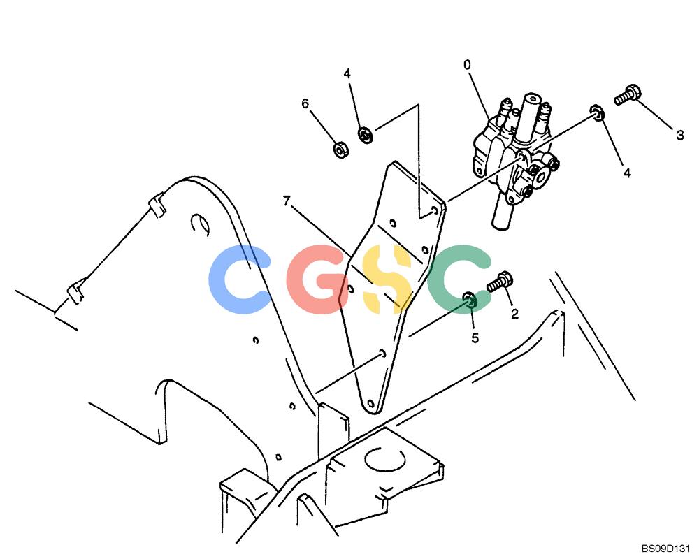 神钢零件查询(NIBBLER) - & BREAKER - SK70SR-1E SHORT RADIUS EXCAVATOR ASN YT02-04001 (4/03-12/04) (06-009[00]) - VALVE INSTALLATION (EXTRA, DOZER & BREAKER) Kobelco