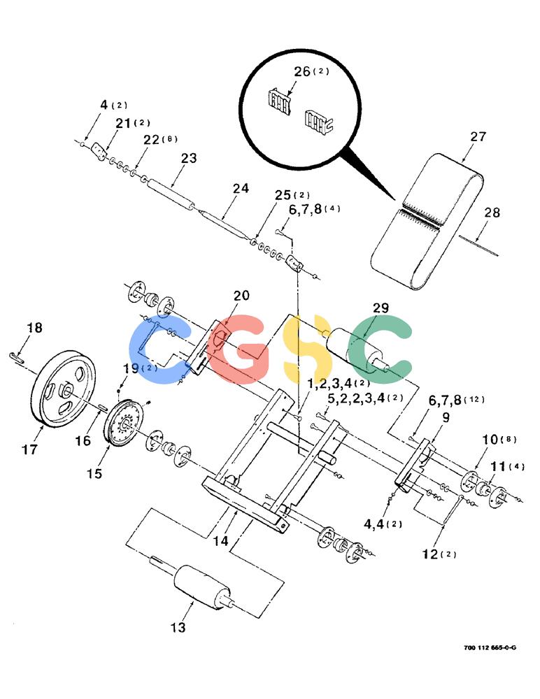 凯斯零件查询(8530) - CASE IH RECTANGULAR BALER (1/88-12/99) (9-36) - BALE THROWER CHUTE ASSEMBLY - UPPER Case Agriculture