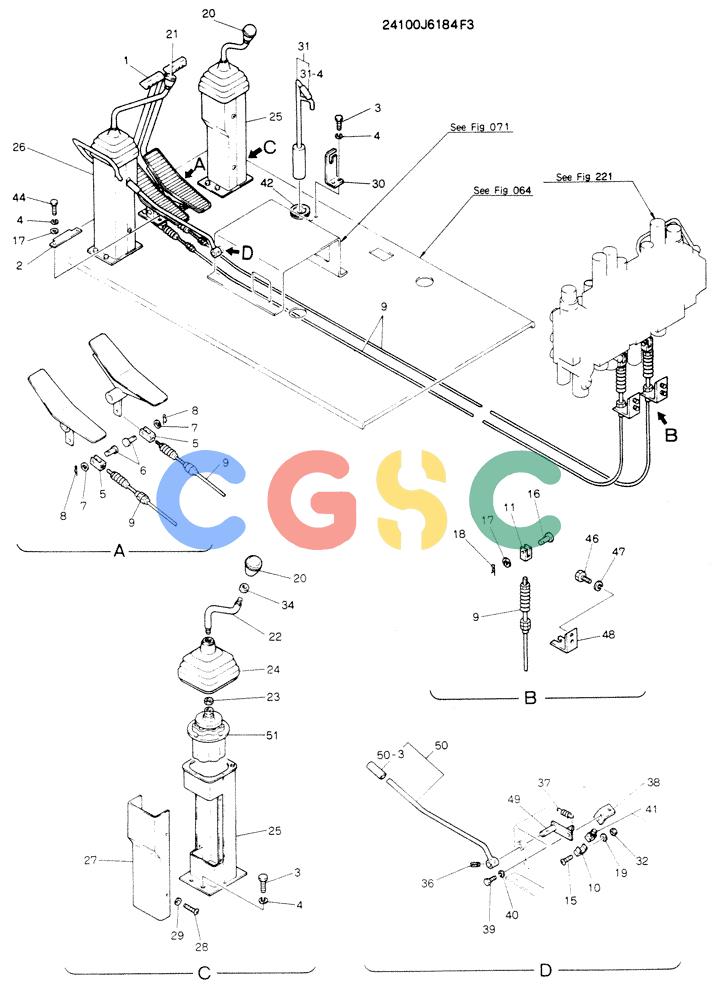 神钢零件查询(K904EL) - EXCAVATOR ASN LX1401 (1/86-12/03) (03-003) - CONTROL ASSY, (MULTI) Kobelco