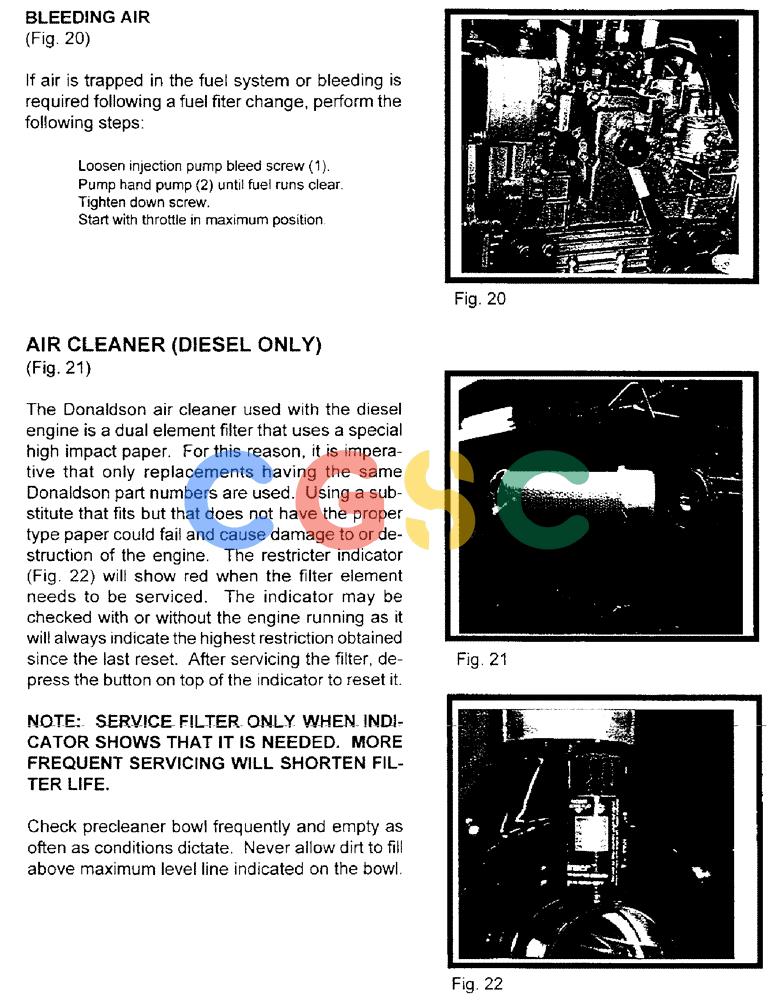 凯斯零件查询(3503) - CONCORD AIR SYSTEM (1/96-12/00) (B10) - BLEEDING AIR/AIR CLEANER (DIESEL ONLY) Case Agriculture