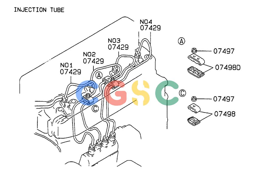 神钢零件查询(SK160LC-6E) - DYNAMIC ACERA EXCAVATOR 08/2004 ASN YM03U0523 (8/04-12/07) (09-025[01]) - INJECTION PIPE & NOZZLE Kobelco