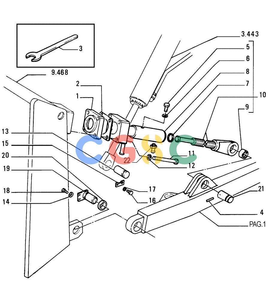 纽荷兰零件查询(FD255) - CRAWLER DOZER (N.A. VERSION) (7/95-) (9.467[02]) - PUSHBEAMS AND STRUTS (HSU) - OPTIONAL CODE 76026283 New Holland Constructuion