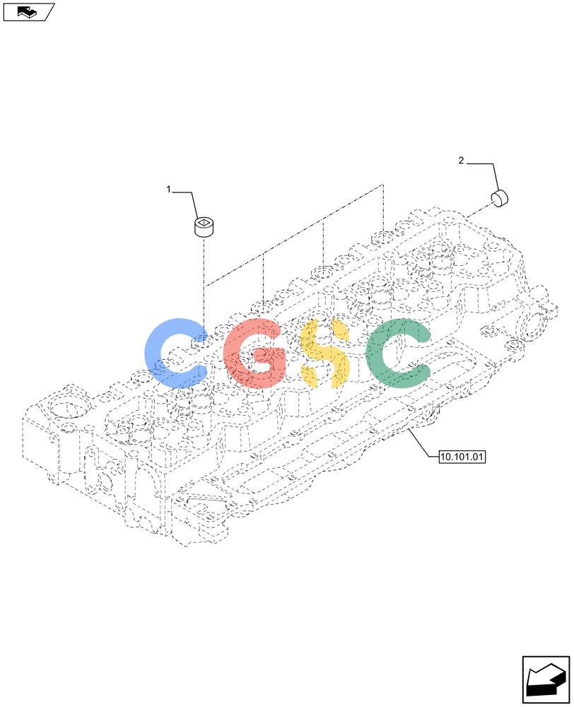 神钢零件查询(F4HFE613T A004) - ENGINE 504384900 - 84232924 (3/11-) (10.408.03) - HEAT EXCHANGER - ENGINE (2855445) Kobelco