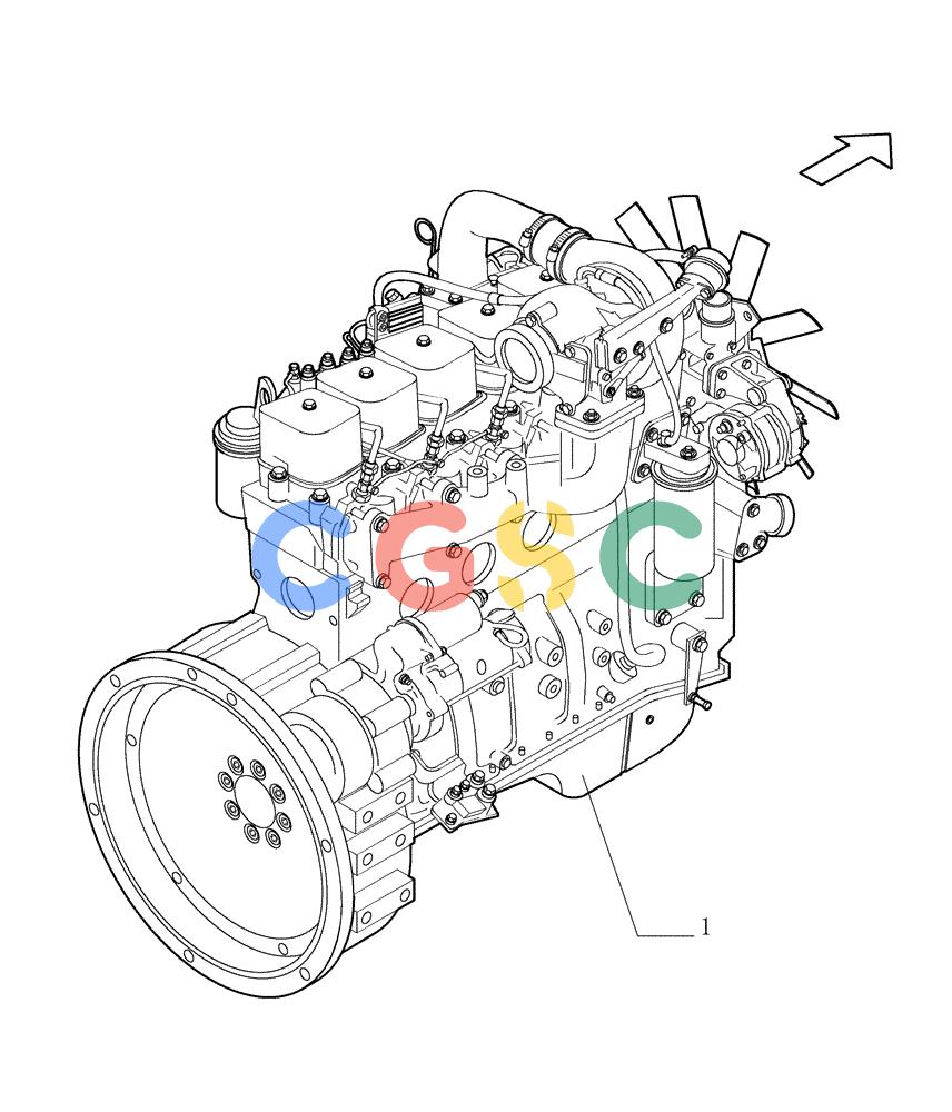 纽荷兰零件查询(DC150PS) - CRAWLER DOZER (0.021[01]) - ENGINE New Holland Constructuion
