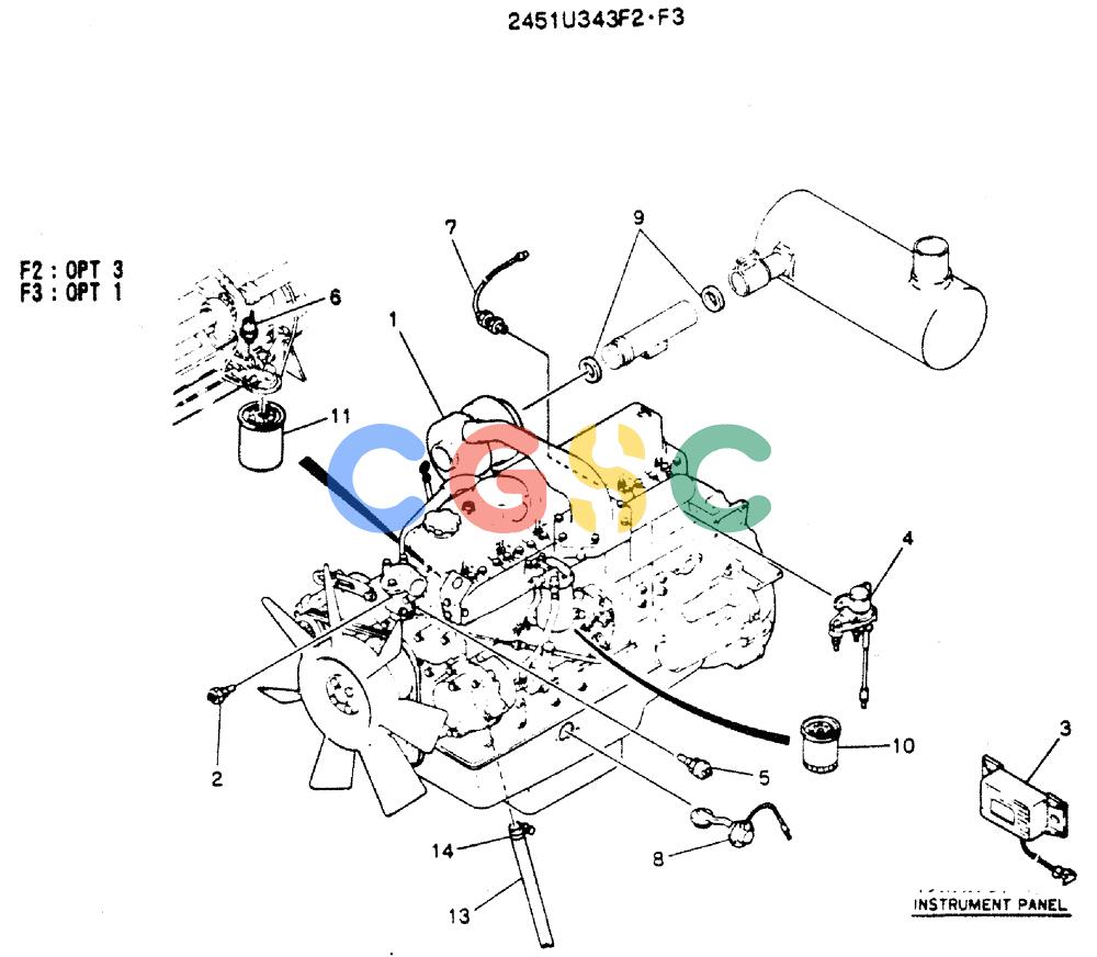 神钢零件查询(MD200C) - EXCAVATOR BTW YQU0701 - YQU2000 (1/80-12/06) (05-002) - ENGINE ASSY Kobelco